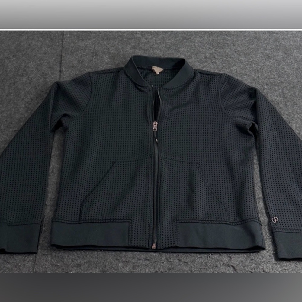 CALIA by Carrie Underwood Black Perforated Jacket